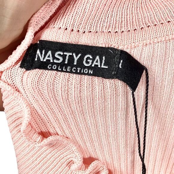 Nasty gal pink mock neck top - Picture 4 of 6